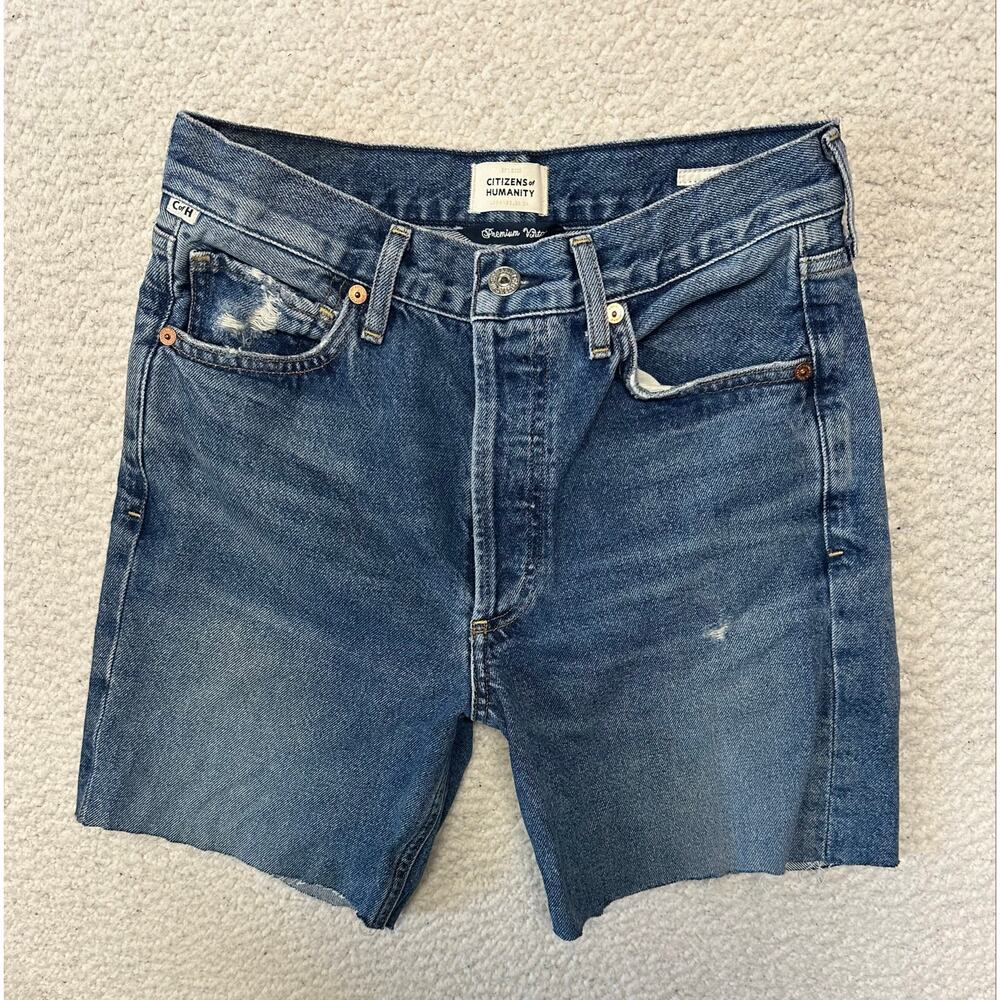 Citizens of Humanity Womens Cut Offs Denim Shorts Size 26